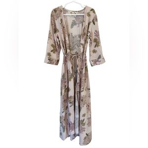 Mia Joy Girls Floral Wrap Dress Robe Size 10